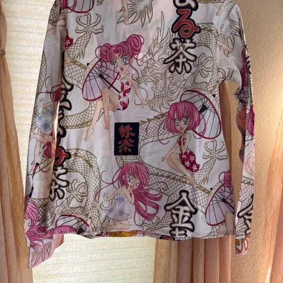 Brigi of Aspen Colorado Cotton Amine Jacket Shirt - Picture 4 of 4